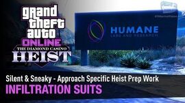 GTA Online The Diamond Casino Heist - Heist Prep Infiltration Suits Silent & Sneaky - Solo
