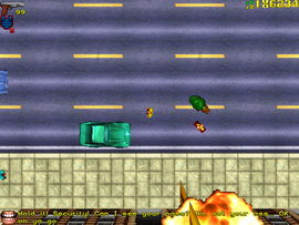 They quickly leave the building and the garage blows up.