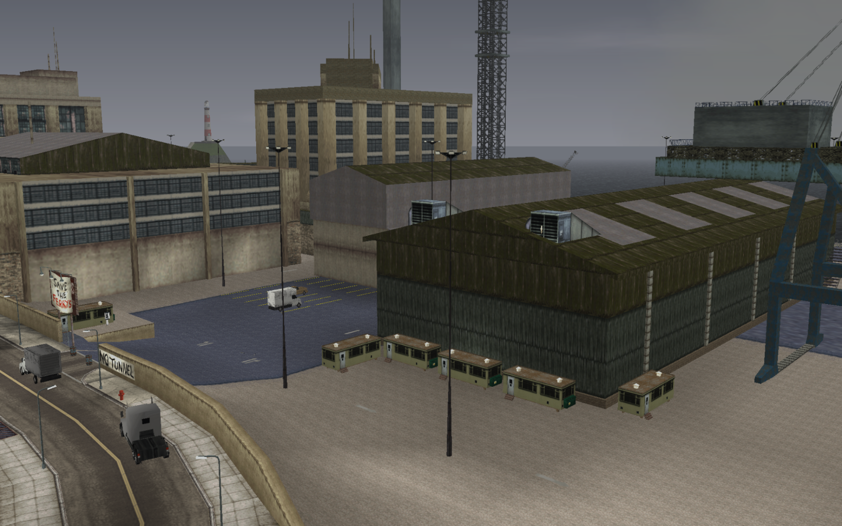 GTA III: Portland Docks Parking Lot - , The Video Games Wiki