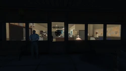 View inside from the main entry.