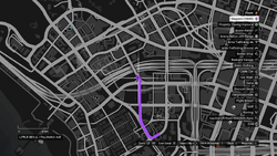 Marking a Waypoint on the map...