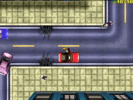 Finding the red Itali in East Eaglewood with Sasha inside the truck.