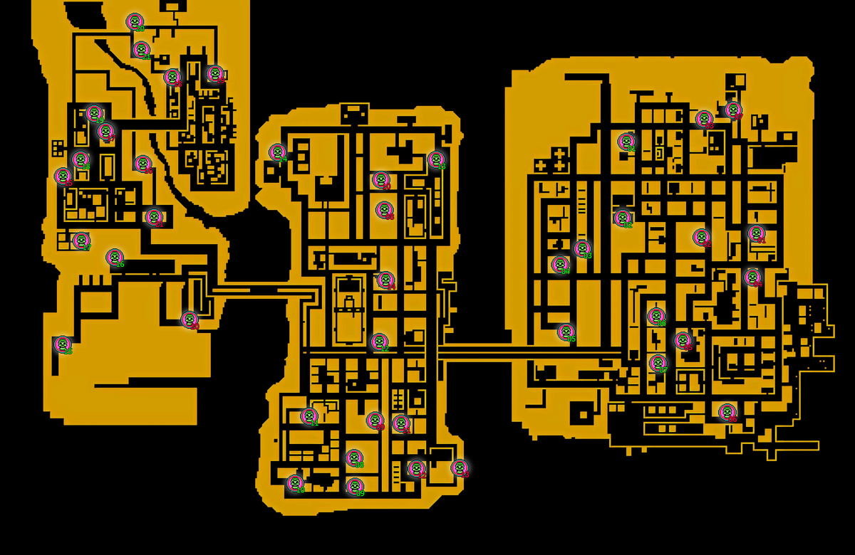 Grand Theft Auto III Rampages Map - Portland Map for PlayStation 2 by  MegatronLives - GameFAQs