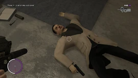 The Triad in The Ballad of Gay Tony, knocked out and blinking.