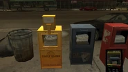 A Daily Globe vending machine, (GTA IV.)