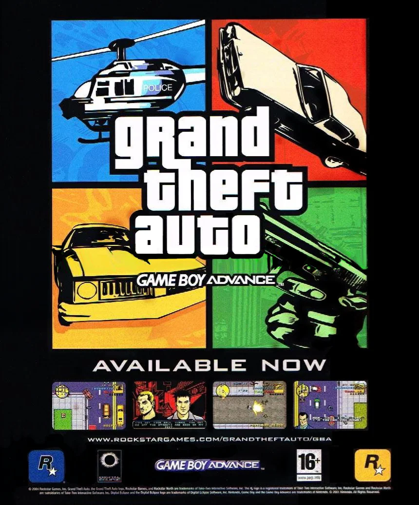 O GTA QUE FOI ESQUECIDO  GTA ADVANCE (GBA) 