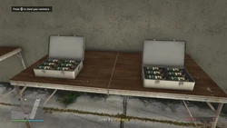 The gas canisters