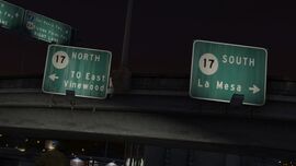 Ramp signs off Interstate 4.