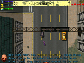 The Guider tells Claude Speed to drive over to Yakuza territory.