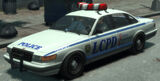 LCPD Police Cruiser (GTA IV) (Rear quarter view).