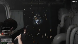 Disabling the diving systems.