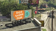 Billboards-GTAVe-RadioMirrorPark-MirrorPark.png (3.65 MB) Radio Mirror Park – Mirror Park above Leroy's Electricals.