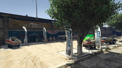 Exterior of the dealership.