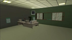 First aid room.
