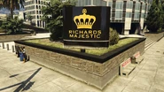 The front sign.