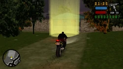 Arriving at the warehouse...