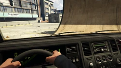 Driver's first-person view
