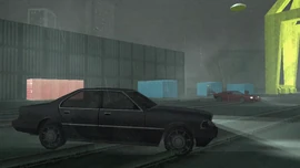 The security guards arrive to stop them.