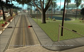 After CJ rids the area of the Ballas, Grove Street Families take it over.