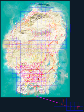 Lining up GTA 5 map coordinates shows GTA 6's potential map size