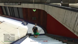 Activate the mansion alarm to force out all the Lost MC inside