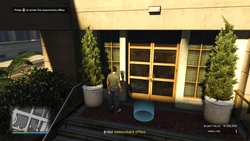 Enter executive's office