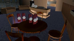 The bomb inside the Tarbrush Café.