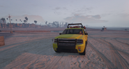 A Lifeguard SUV patrolling Vespucci Beach.