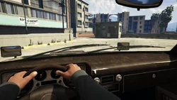Driver's first-person view
