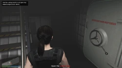 Open the sealed door.