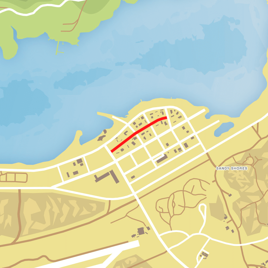 Гта 5 карта сэнди шорс