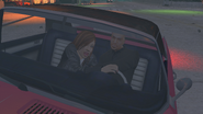 Grabbing the wheel off Luis.