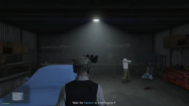 Wait for the interrogation to conclude.