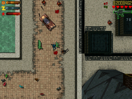 An S-Uzi Machine Gun and a Flamethrower are provided for this job.