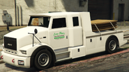 A Utility Truck in Grand Theft Auto V. (rear quarter view)