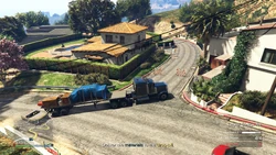 The enemies stop attacking when reaching the road closed signs