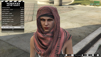 Smuggler'sRun-GTAO-FemaleMasks-Headscarves59-DarkRedPatternLoose