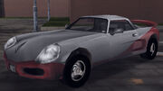 A Yakuza Stinger in GTA III (Rear quarter view).