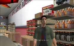 Carl asks Zero what the noise is.