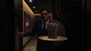 "Champagne, anyone?"