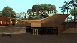 Dealership building.