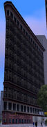 FlatironBuildingreplica-GTA3-SEBellvillePark.jpg (123 KB) A Rise FM Headquarters building in southeastern Belleville Park towards the south and east in Newport.