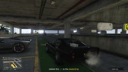 Deliver the car to the dealership.