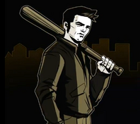 Claude's Artwork for the tenth anniversary edition of Grand Theft Auto III'