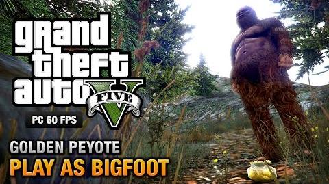 GTA 5 - Play as Bigfoot (Golden Peyote) PS4, Xbox One & PC