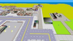 Overview of Harwood in Grand Theft Auto Advance, adapted for the Game Boy Advance hardware limitations.