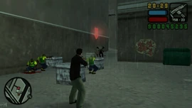 Helping the Yardies kill a Sindacco mobster.