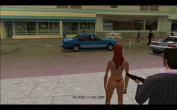 The pimp confronting Tommy Vercetti.