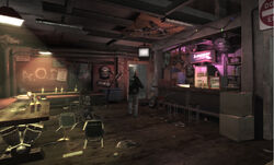 The main interior of the clubhouse during The Lost's assault on the clubhouse in The Lost and Damned.