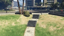 DeckerPark-GTAVe-StepsNorthEast.png (4.19 MB) North-east-side steps.